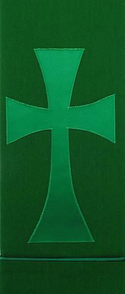 Picture of Green Pure and Simple Cross Stole