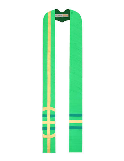 Picture of Convergence Pastor Stole Kelly Green -104"