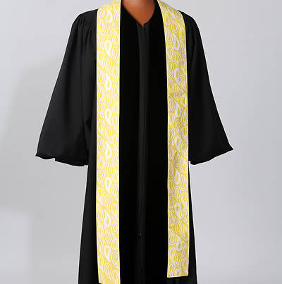 Picture of Gold Paisley Stole