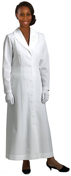 Picture of Murphy H132 Clergy Dress White - HF669