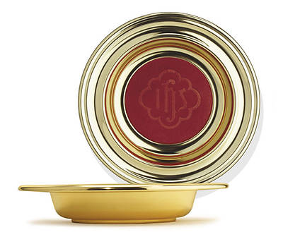 Picture of Artistic Offering Plate with IHS Pad - Large
