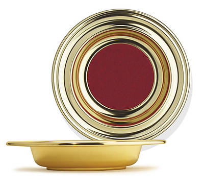 Picture of Artistic Offering Plate with Plain Pad - Large