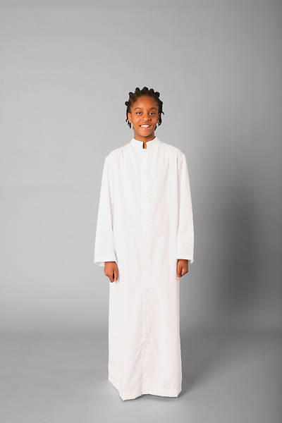 Picture of Abbey Brand Style 215S Acolyte Cassock White - 12