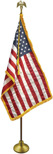 American Indoor Deluxe Flag Set