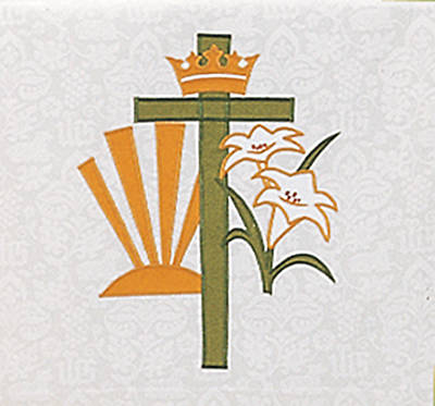 Picture of Gaspard 8118 Christ Has Risen Lectern Scarf