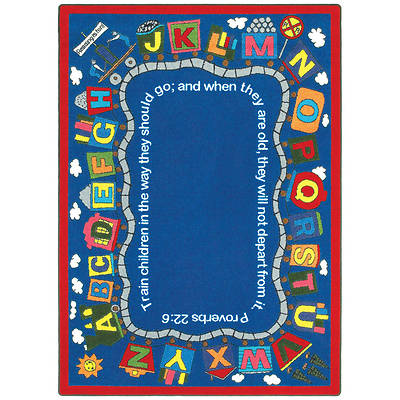 Picture of Bible Train Children's Area Rug