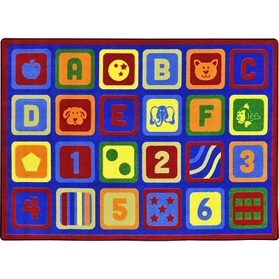 Picture of Letters Count Children's Area Rug
