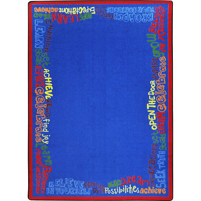 Picture of Read Believe & Achieve Children's Area Rug