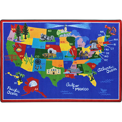 Picture of America the Beautiful Children's Area Rug