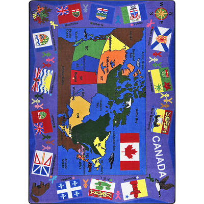 Picture of Flags of Canada Children's Area Rug