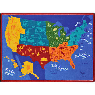 Picture of States of the Nation Children's Area Rug