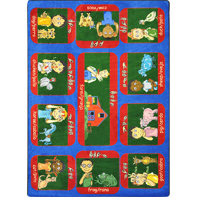 Picture of Signs on the Farm Children's Area Rug