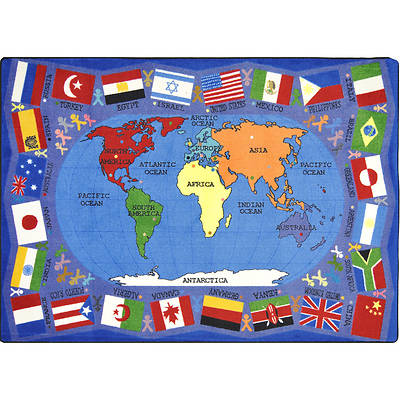 Picture of Flags of the World Children's Area Rug