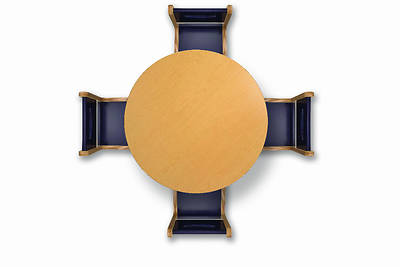 Picture of Whitney Brothers Maple Top Round Table