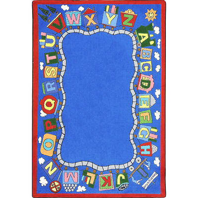 Picture of Reading Train Children's Area Rug