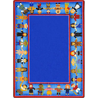 Picture of Children of Many Cultures Children's Area Rug