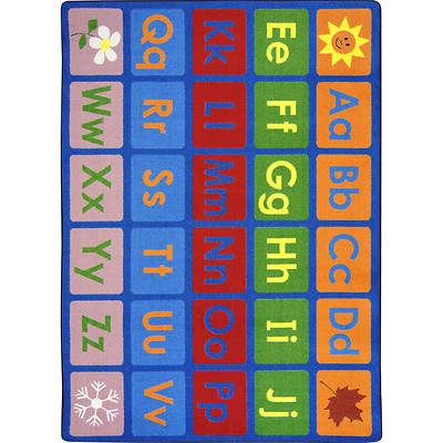 Picture of Any Day Alphabet Children's Area Rug