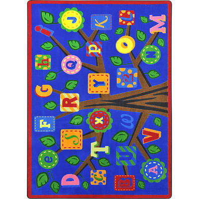 Picture of Alphabet Leaves Children's Area Rug