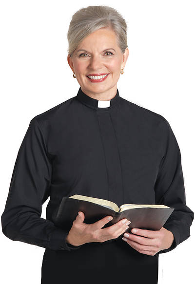 Picture of Murphy Women's Long Sleeve Tab Collar Clergy Blouse