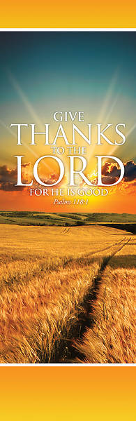 Picture of He is Good 2' x 6' Banner