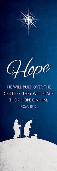Advent Hope 2' x 6' Banner