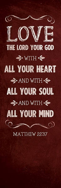 Picture of Chalkboard Art Red 2' x 6' Banner