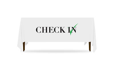 Picture of Icon Check In Table Throw