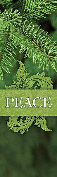 Together for the Holidays Peace 2' x 6' Banner