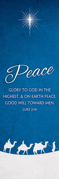 Advent Peace 2' x 6' Banner