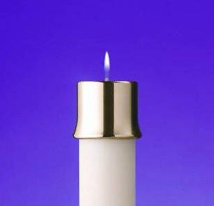 Lux Mundi Solid Brass Followers for Liquid Wax Candle Shell