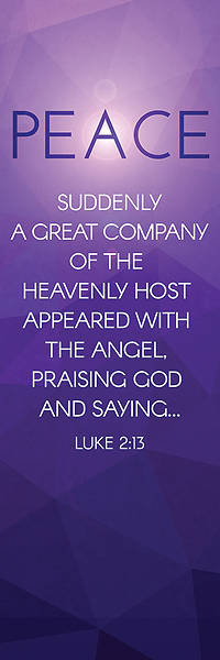 Picture of Peace Luke 2 Advent Banner