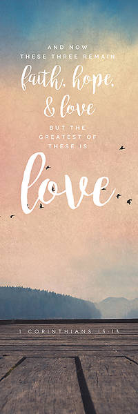 Picture of Faith Hope Love Sky 2'x 6' Banner