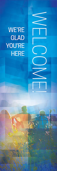 Picture of Welcome Mosiac 2' x 6' Banner