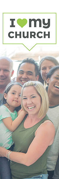 Picture of I Love My Church 2'x 6' Banner