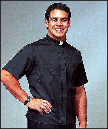 R. J. Toomey Comfort Jak Clergy Shirt Short-Sleeve/Tab Collar