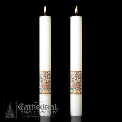 Investiture Complementing Altar Candles Pair
