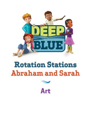 Picture of Deep Blue Rotation Stations Abraham and Sarah
