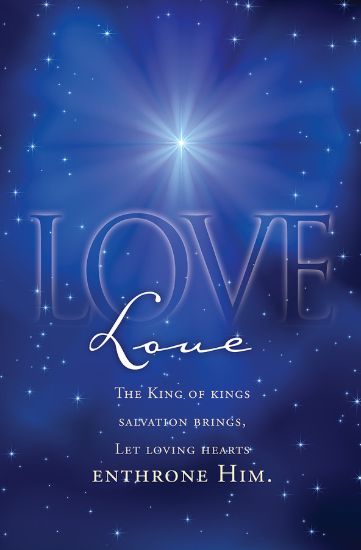 Picture of Love Kings Salvation Advent Regular Size Bulletin