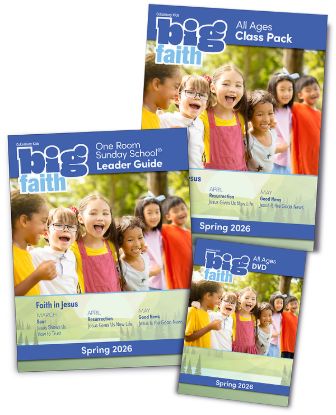 Picture of Cokesbury Kids Big Faith Spring 2026 One Room Sunday School® Leader Kit