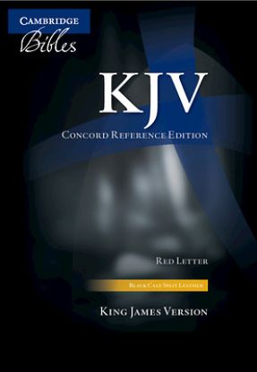 Picture of KJV Concord Reference Black Calf Split Kj563