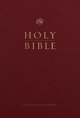 Picture of ESV Pew and Worship Bible, Large Print (Burgundy)