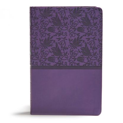 Picture of KJV Giant Print Reference Bible, Purple Leathertouch, Indexed