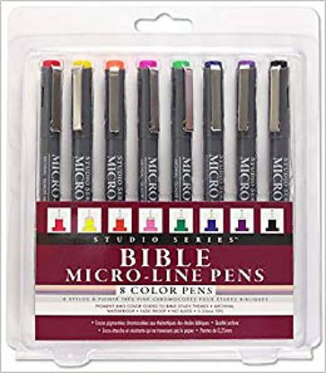 Picture of Bible Micro-Line Color Pens (8-Piece Set)