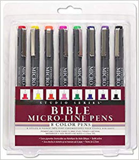 Picture of Bible Micro-Line Color Pens (8-Piece Set)
