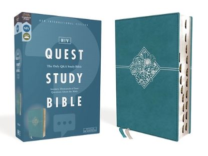 Picture of NIV, Quest Study Bible, Leathersoft, Blue, Indexed, Comfort Print