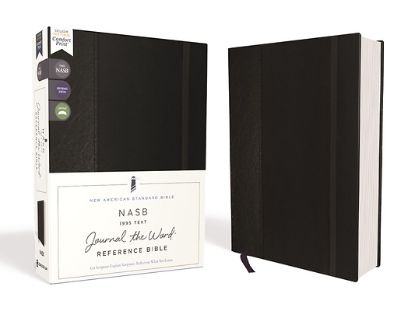 Picture of Nasb, Journal the Word Reference Bible, Hardcover, Black, Elastic Closure, Red Letter Edition, 1995 Text, Comfort Print