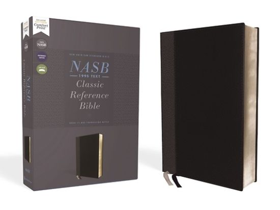 Picture of Nasb, Classic Reference Bible, Leathersoft, Black, Red Letter, 1995 Text, Comfort Print