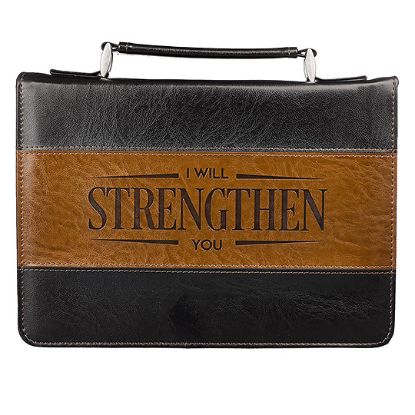 Picture of I Will Strengthen You Bible Cover Large