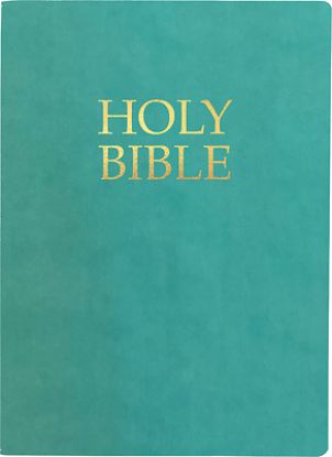 Picture of Kjver Holy Bible, Large Print, Coastal Blue Ultrasoft
