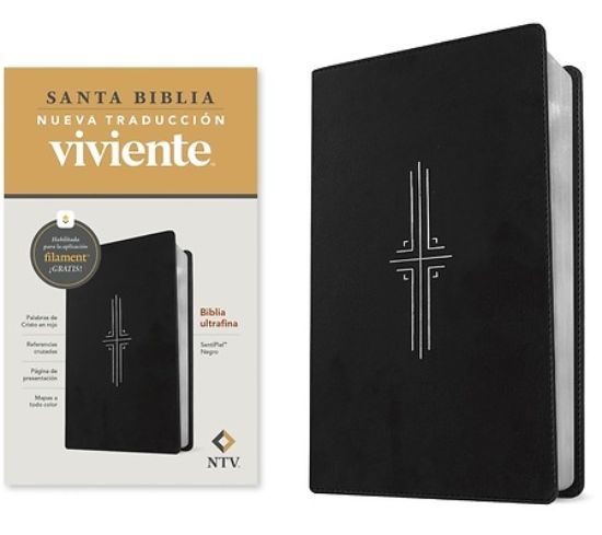 Picture of Biblia Ultrafina Ntv, Con Filament (Sentipiel, Negro, Letra Roja)
